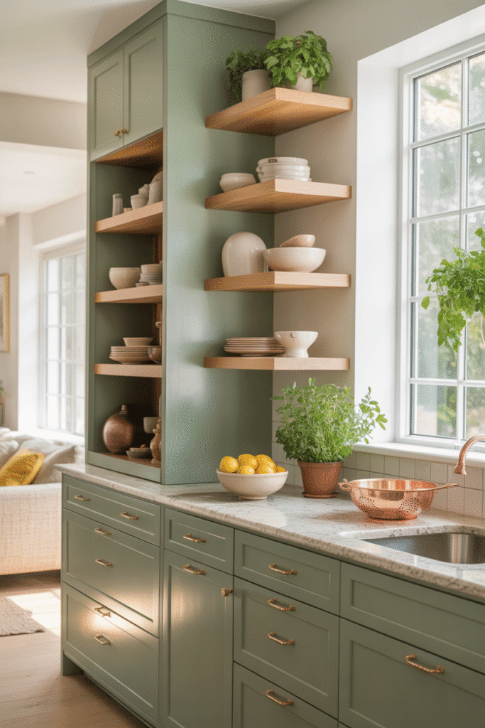 Featured image for Open Kitchen Shelf Ideas.