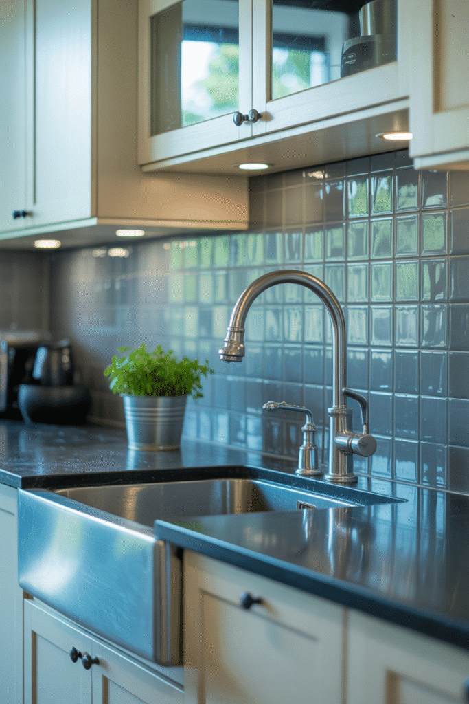 Featured image for Backsplash Colors for Modern Kitchens.