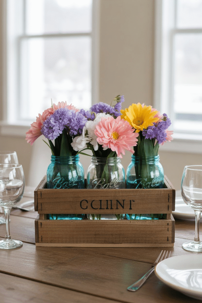 Featured image for spring table centerpieces.
