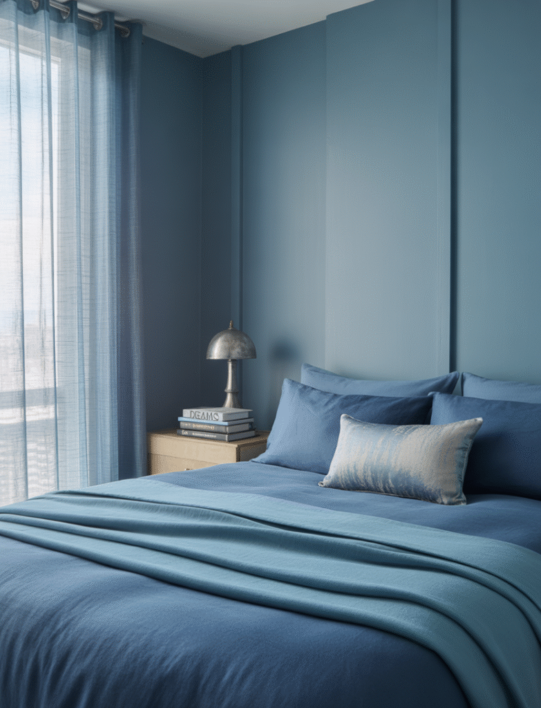 Featured image for moody bedroom paint colors.