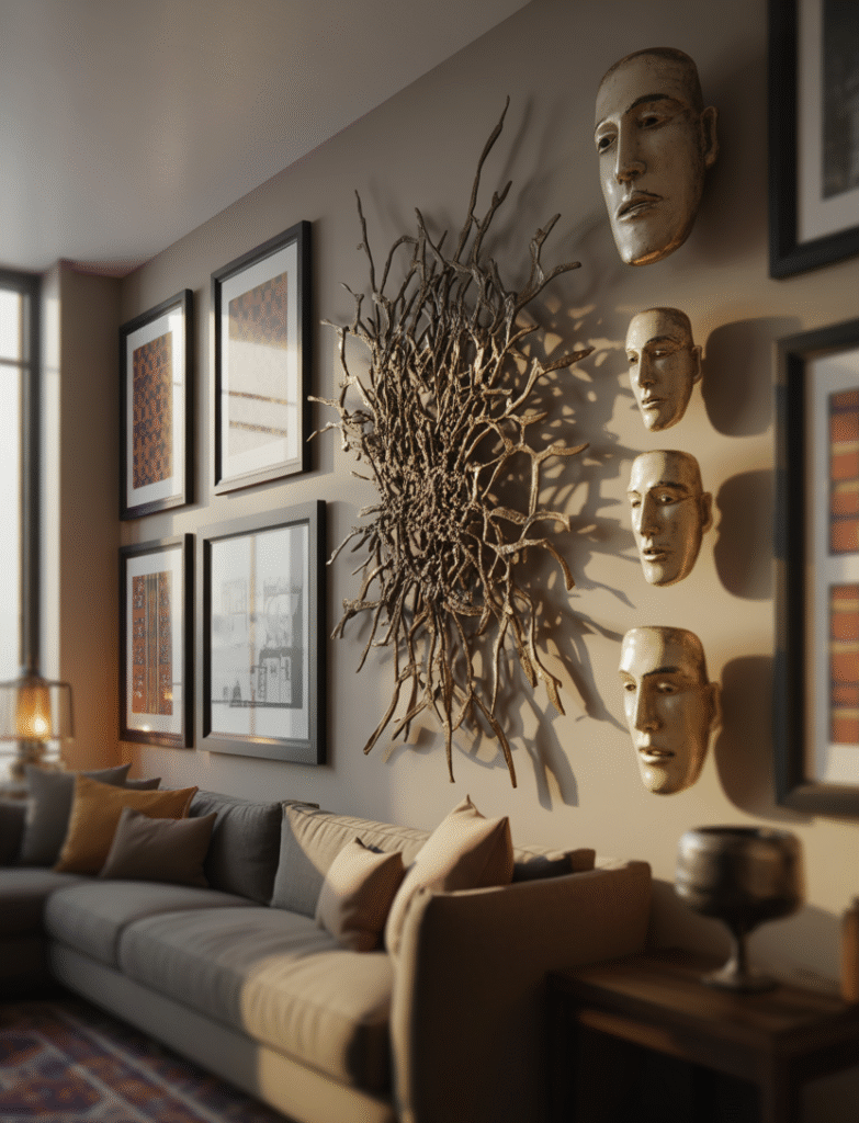 Featured image for living room gallery wall ideas.