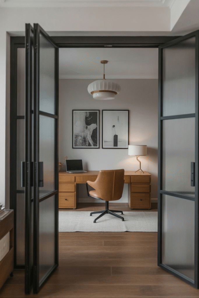 Featured image for home office door ideas.
