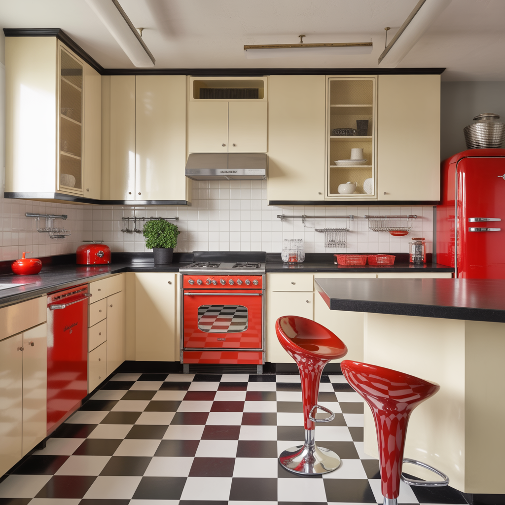Featured image for Mid-Century Modern Kitchen Design Ideas.