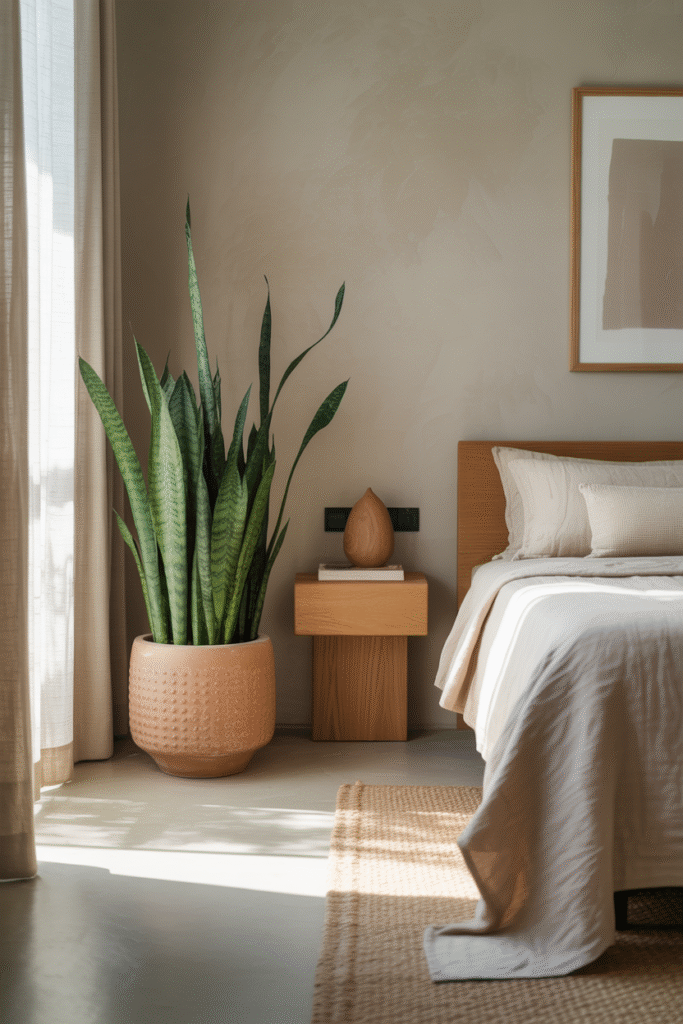 Featured image for Organic Modern Bedroom Ideas on a Budget.