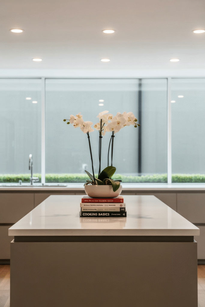Beautiful but impersonal kitchen with no unique or homey features