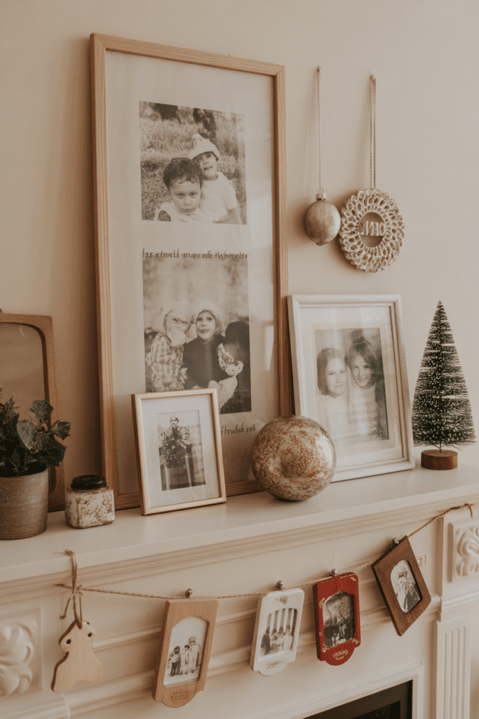 Personalized Christmas decor adding warmth, charm, and nostalgia.