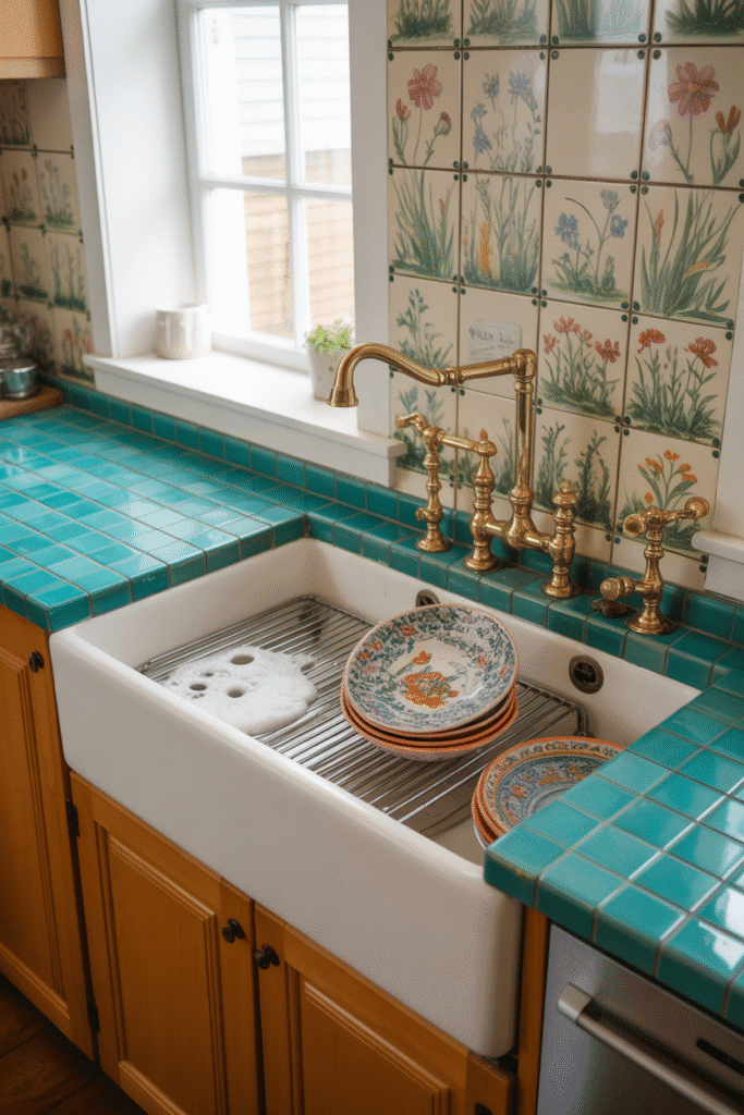 Personalized accents like custom grout and artistic tiles make kitchens stand out in 2025.