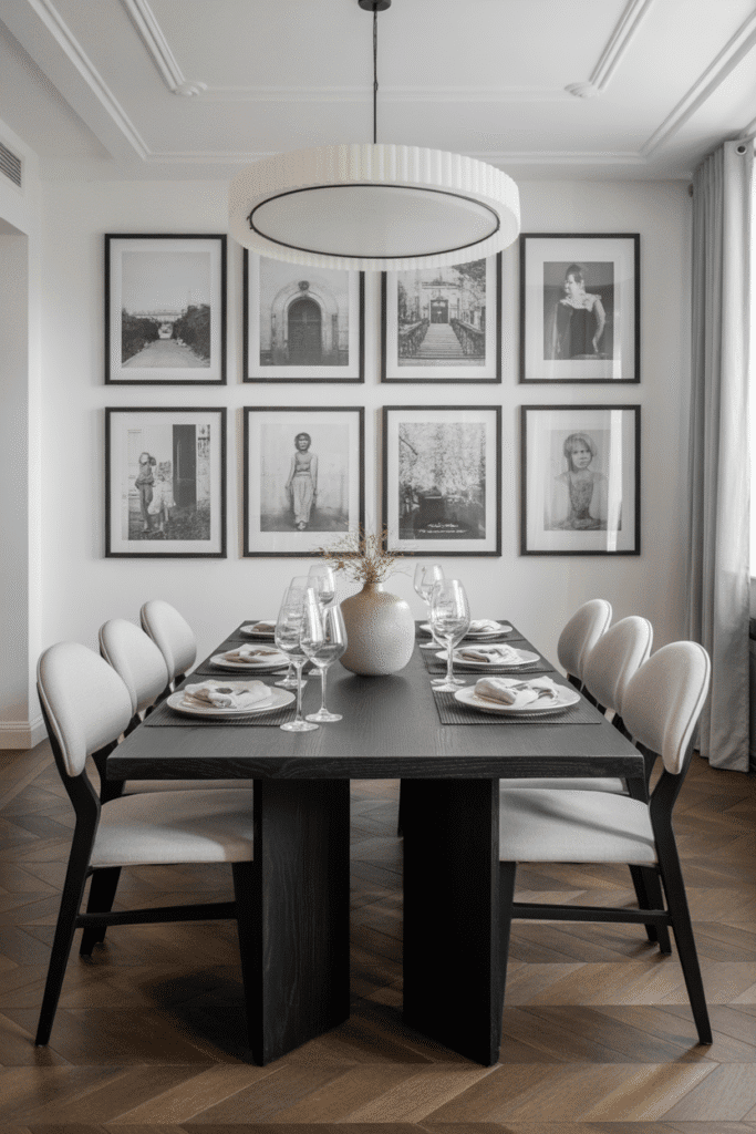 Featured image for dining room gallery wall ideas.