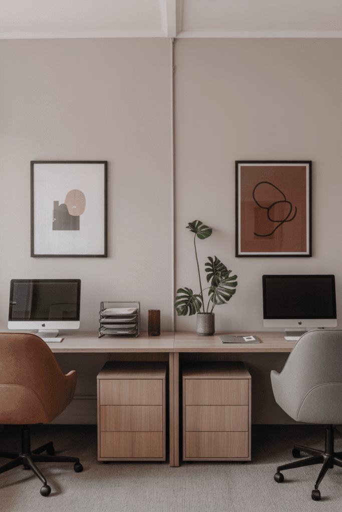 Featured image for home office ideas for two.