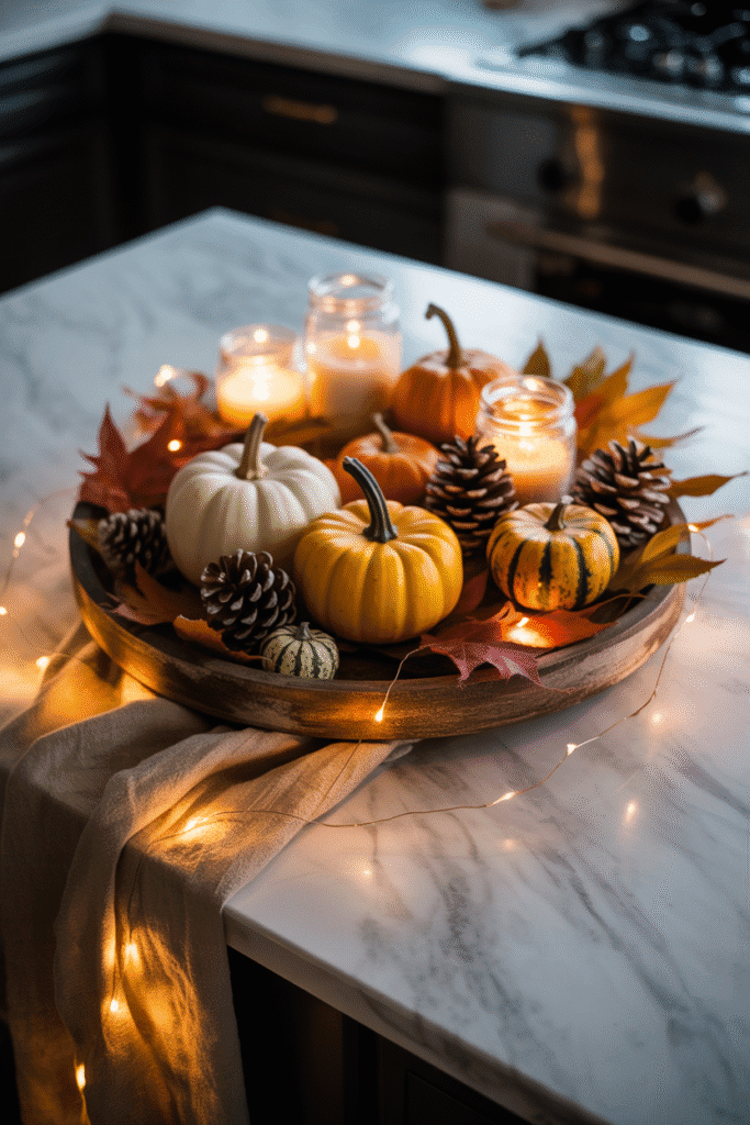 Featured image for fall kitchen decor ideas.