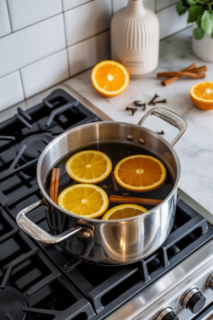 Subtle autumn scents like cinnamon and clove add a warm, comforting feel to neutral spaces.