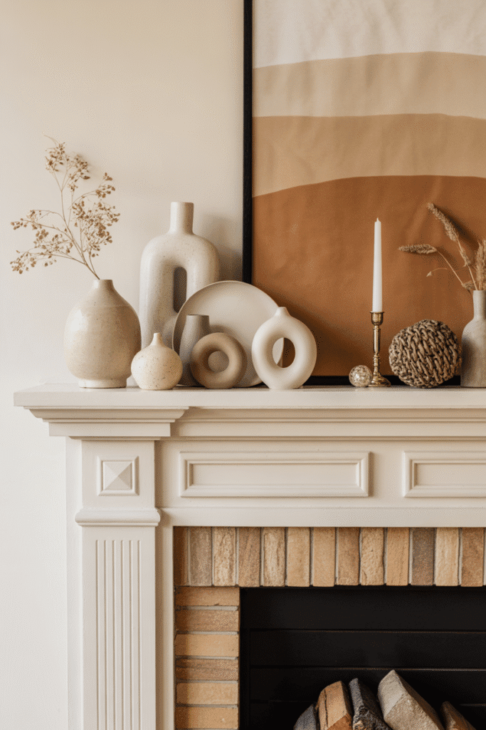 Nature-inspired color blocking brings a stylish flow to fall mantle styling.