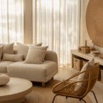 Featured image for organic modern living room.