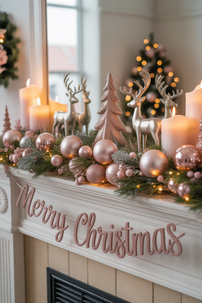 Pink Christmas Aesthetic.